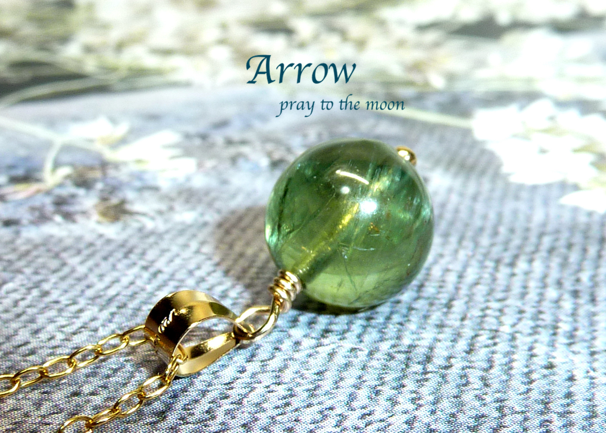 希少＊悪縁を断ち切る＊高品質グリーンアパタイトネックレス＊14kgf 9,472円