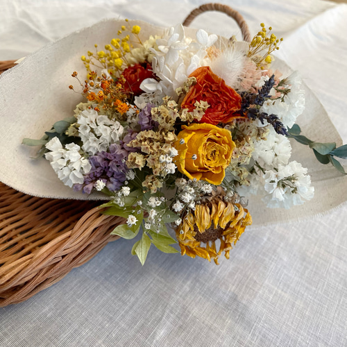 ♪送料込み♪ドライフラワー♪森のスワッグ♪no.8 ドライフラワー