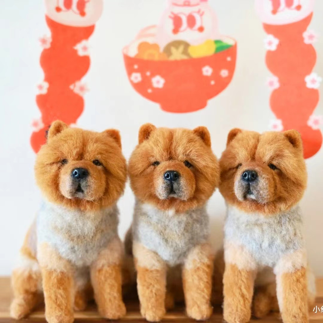 【オーダーメイド ペット】羊毛 フェルト オーダー ぬいぐるみ ライオン頭 うちの子、ペット似顔絵、犬 猫 人形