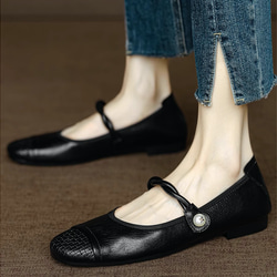 超ストレッチが心地よいメリージェーンパンプス。外反母趾 靴