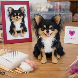 亡くなった犬を形に 羊毛フェルト｜メモリアル オーダーメイド 羊毛
