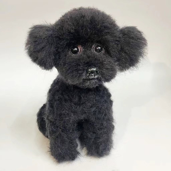 【オーダーメイドペット】羊毛フェルト、うちの子　犬ぬいぐるみ、フェルト犬、羊毛犬、肖像画、犬猫人形 プレゼントやギフトに 100% 模様