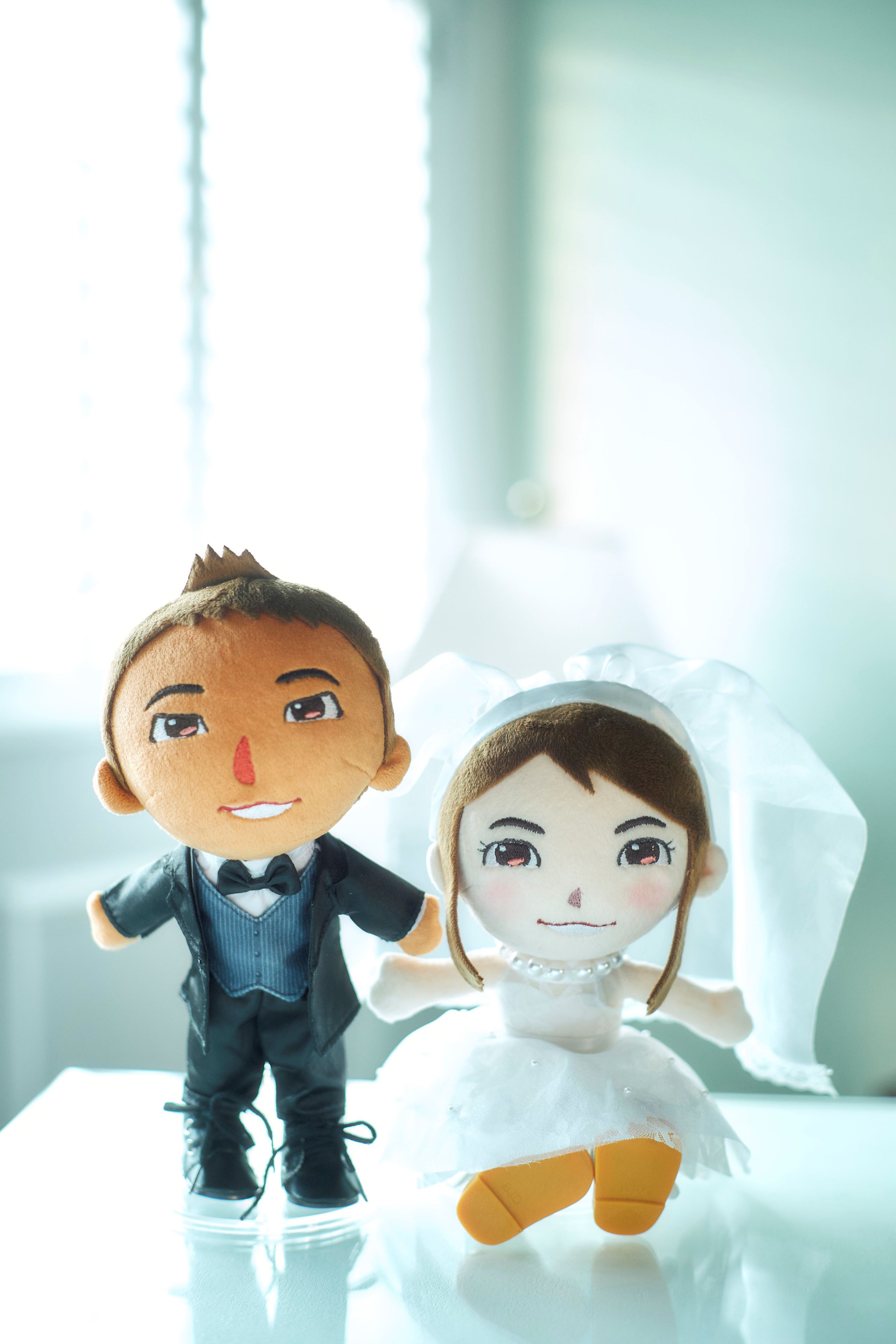 新郎新婦のお顔のウェルカムドールを作ります！