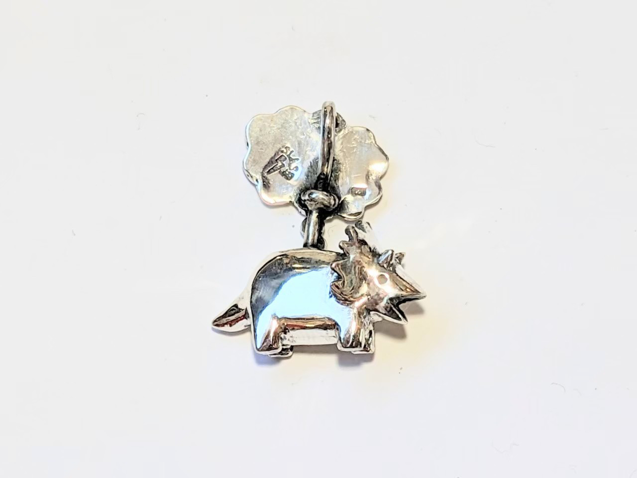 書家の書いた絵で作ったシルバーアクセサリー(とりけらとぷす) ペンダントヘッド