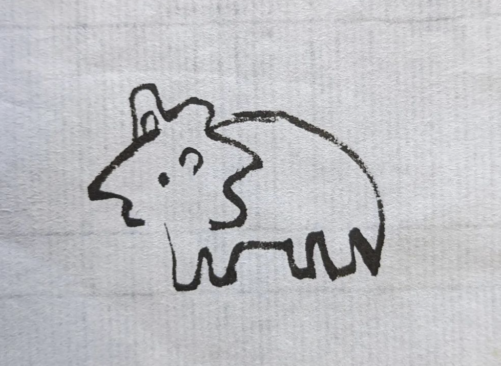 書家の書いた絵で作ったシルバーアクセサリー(とりけらとぷす) ペンダントヘッド