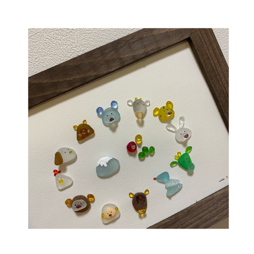 WOL.S シーグラスアート 干支 その他インテリア雑貨 WOL.S 通販