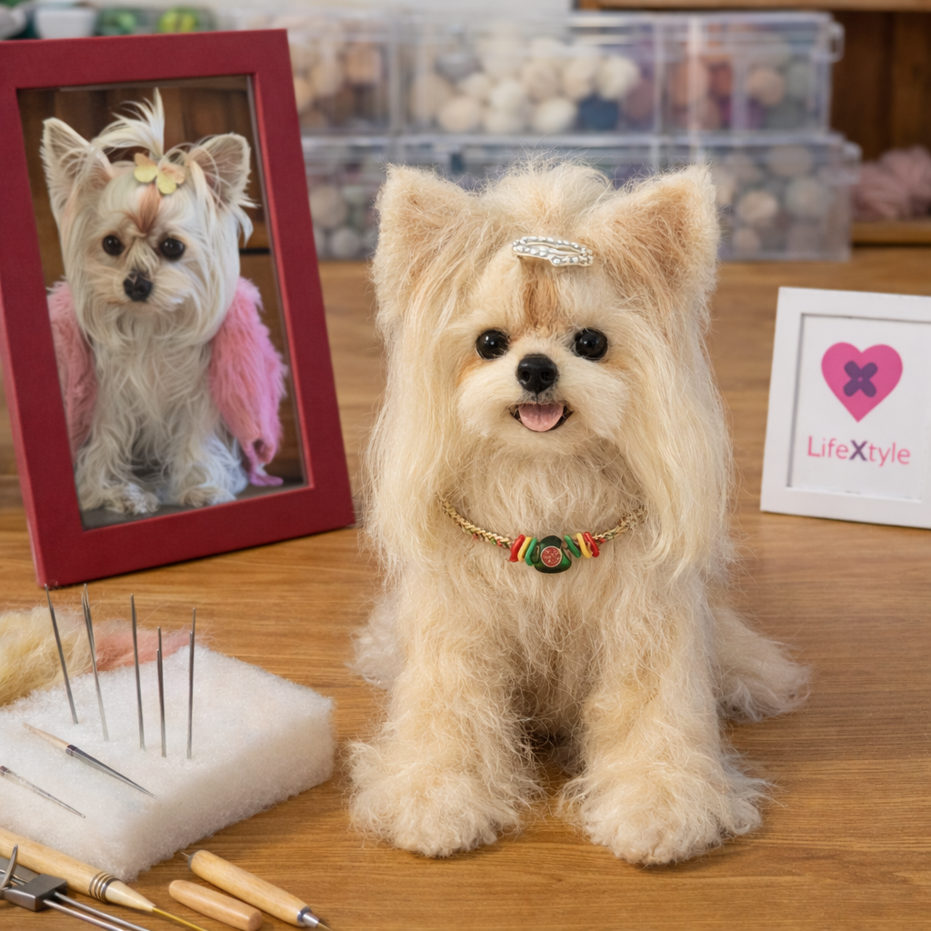 羊毛フェルト そっくり ペット オーダーメイド｜写真から作る ペットぬいぐるみ｜愛犬 供養 遺骨を亡くした方への贈り物