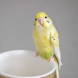 サントノーレ ビングオーグレンダール置物セキセイインコ 陶器 フィギュリン サントノーレ様専用 ビングオーグレンダール置物セキセイインコ
