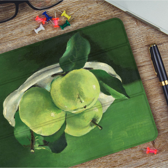 りんご  iPadケース  iPad pro iPad air iPad mini ペン収納  2 5 6 9 10 1 5枚目の画像