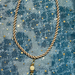 イタリアンヴィンテージブラスチェーンとアメリカンヴィンテージブラス(真鍮) のベルのネックレス(送料無料) 2枚目の画像