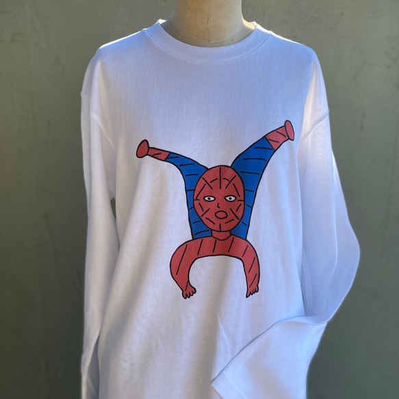 巨匠動物園】赤と青の人ロンT Tシャツ BESIDE 通販 15355029｜Creema