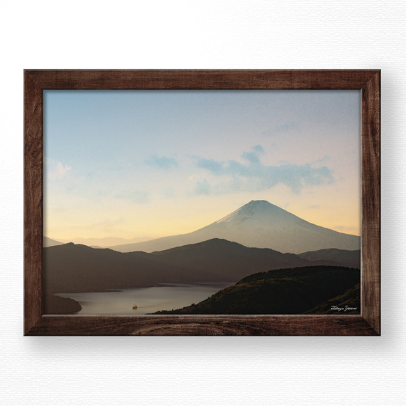 富士山01　A4他アートポスター 1枚目の画像