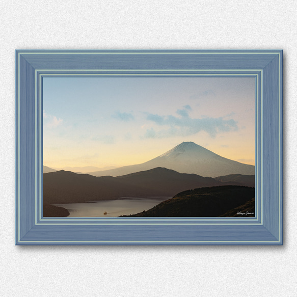 富士山01　A4他アートポスター 2枚目の画像
