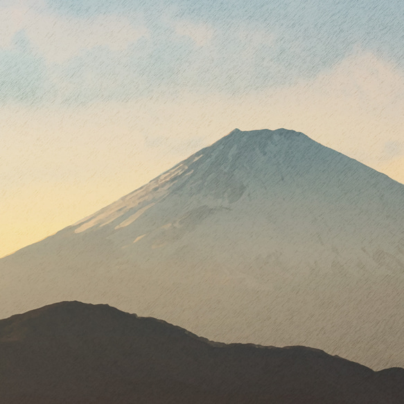 富士山01　A4他アートポスター 4枚目の画像