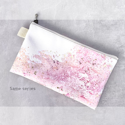 -桜- 花と草木の iPhone 手帳型スマホケース （内側デザイン入り） 12枚目の画像