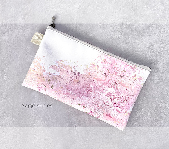-桜- 花と草木の iPhone 手帳型スマホケース （内側デザイン入り） 12枚目の画像
