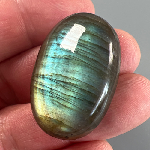 高品質 ラブラドライト 3Aクラス 34ミリルース nl5566 天然石 pinky