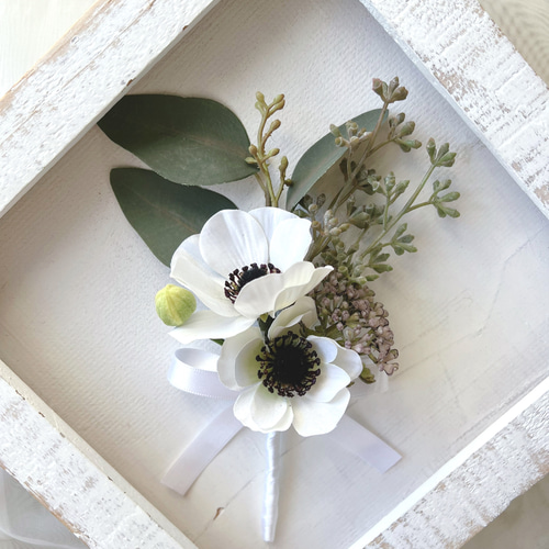 アネモネとラベンダーのウェディングブーケ ブーケ Lemoncherie 通販