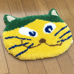 ★Nyan Rug★ 貓型毛茸茸的地毯 可以騎乘也可以裝飾♪♪ 第2張的照片