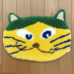 ★Nyan Rug★ 貓型毛茸茸的地毯 可以騎乘也可以裝飾♪♪ 第3張的照片
