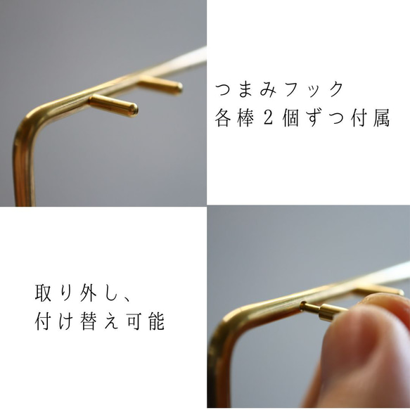 T型 ピアススタンド 線径3mm つや消し加工 kmetal 8枚目の画像