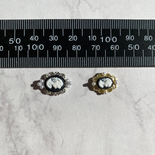 ハンドメイド・ネイルパーツ【12個入り】ゴールド・シルバー ハンドメイド・ネイルパーツ【12個入り】ゴールド・シルバー