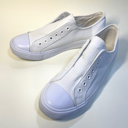 2色簡易懶人鞋（W白）22.5cm~24.0cm 第6張的照片