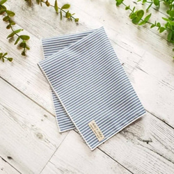 ハンドメイド　ランチョンマット　ストライプ　格子柄　ドット　40×60 水色 ハンドメイド ランチョンマット ストライプ 格子柄 ドット 40×60 水色