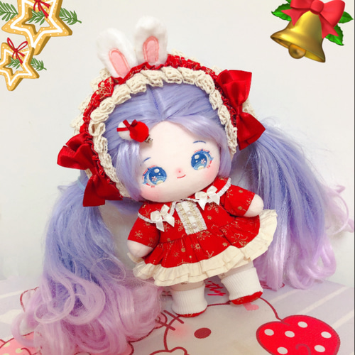 20cmぬいぐるみ服 着せ替えぬいぐるみ 赤兎キャンディーセット