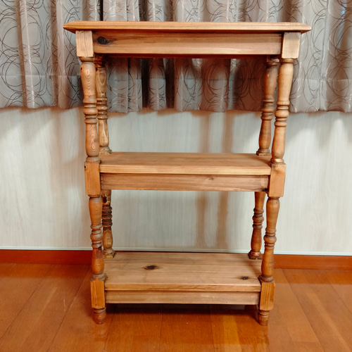 ろくろ脚の棚シェルフ 棚・シェルフ・ラック 和み家具工房 通販  