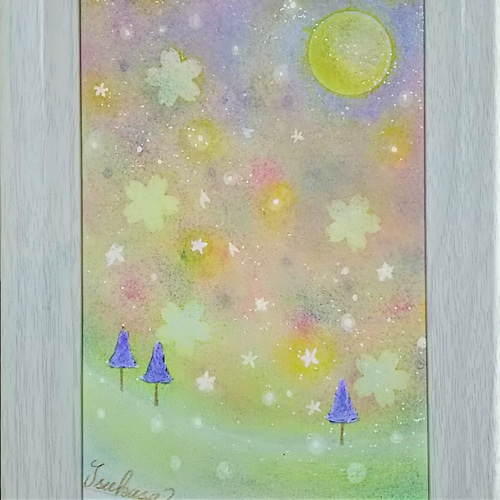 原画 星少女1 パステル画 絵画 アート - & Earth - BOOTH