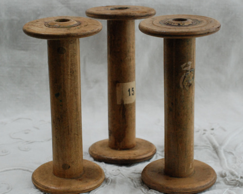 USA アンティーク ウッドスプール / 糸巻き　 (ヴィンテージ) 【中古】 U.S.A. antique Wooden Spools アメリカアンティーク 木製