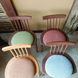 色・高さが選べる♪小さな椅子　【入園入学2023】【生地サンプル無料♪】 2枚目の画像