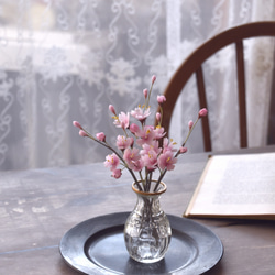◆粘土のお花◆　桜　オルリム・シングルベース　S763 2枚目の画像