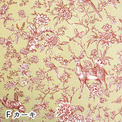 カットクロス8枚セット！『Toile de Jouy　トワルドジュイ　ウォール』～巾約50cm×55cm　8色セット～ 9枚目の画像