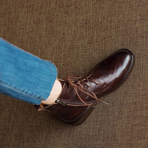 マーチンシューズ メンズ レディース エンジニアシューズ 3E 本革 BOOTS ワークブーツ定番 ショートブーツ 男女兼用 ブラウン ショートブーツ レースアップブーツ レディース エンジニアブーツ 袴