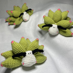 【DL編み図】かぎ針編み海洋生物ウサギウミウシかわいい編みぐるみ 1枚目の画像