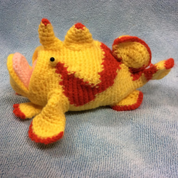 【DL編み図】かぎ針編み海洋生物カエルアンコウかわいい編みぐるみ 4枚目の画像