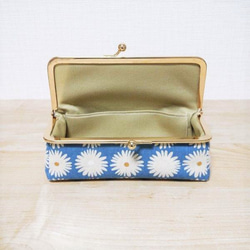 《日本國內郵費免費》Pouch Box Type Pouch (Flourer Blue) 第3張的照片