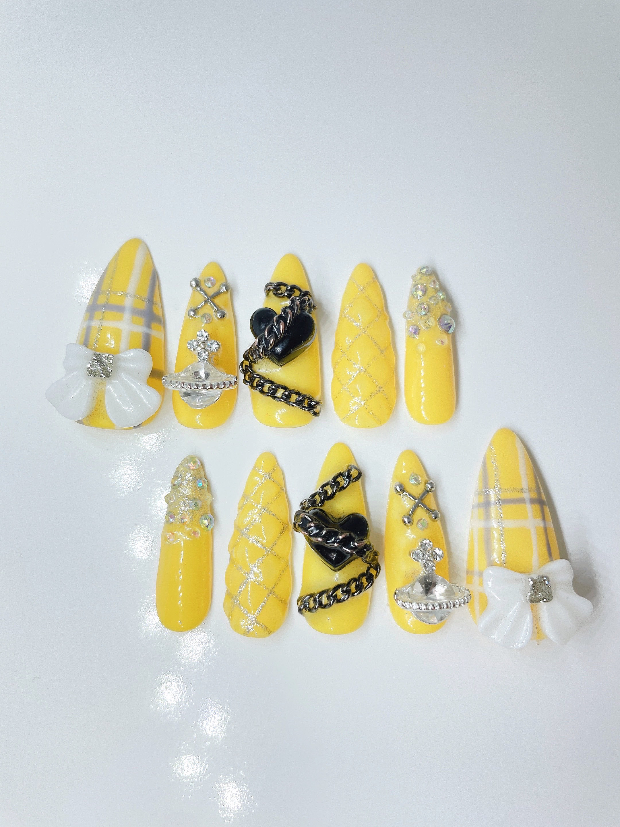 地雷系ネイル 量産系ネイル 綺麗系ネイル 韓国ネイル