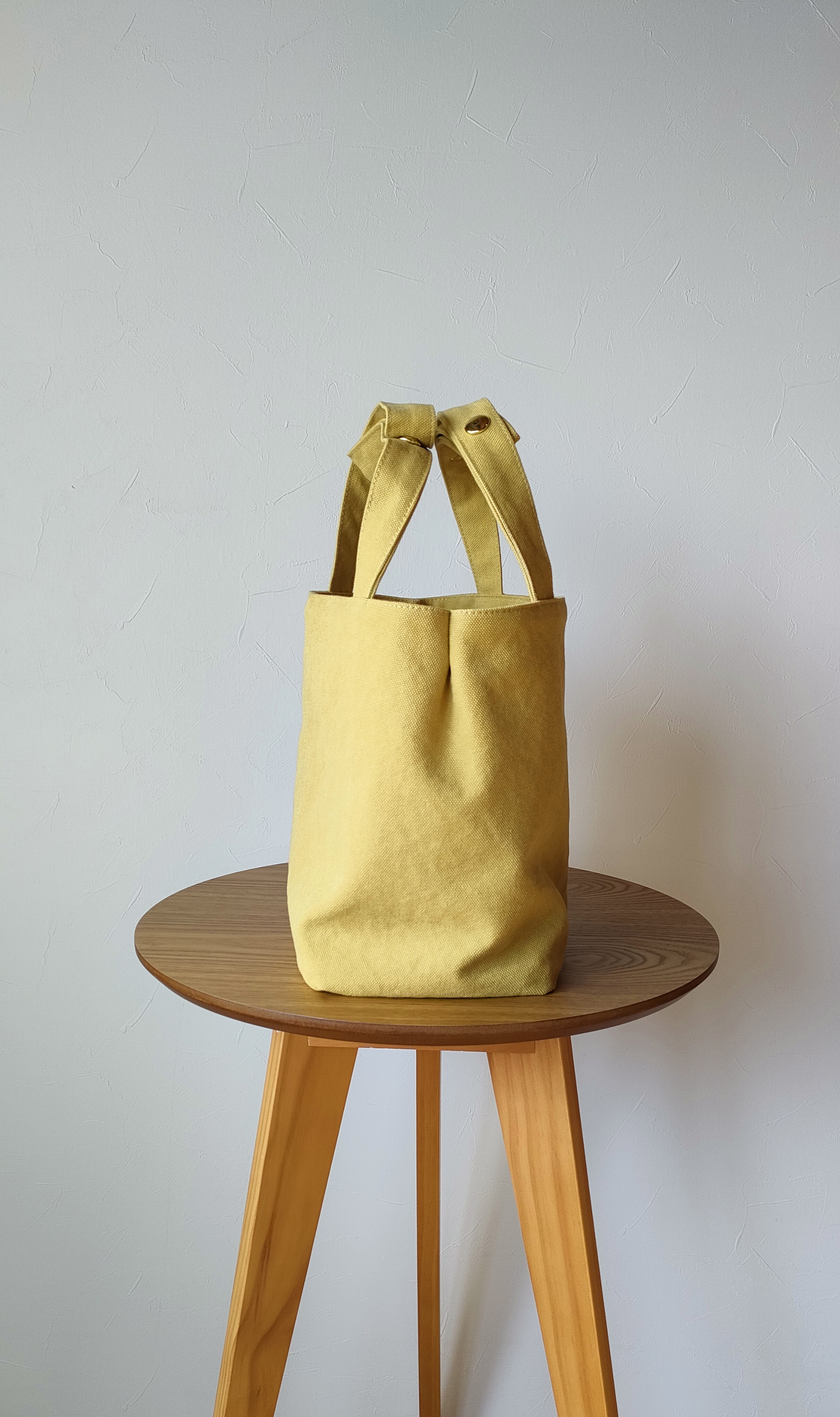 ドット○タックトートバッグ　usukiiro