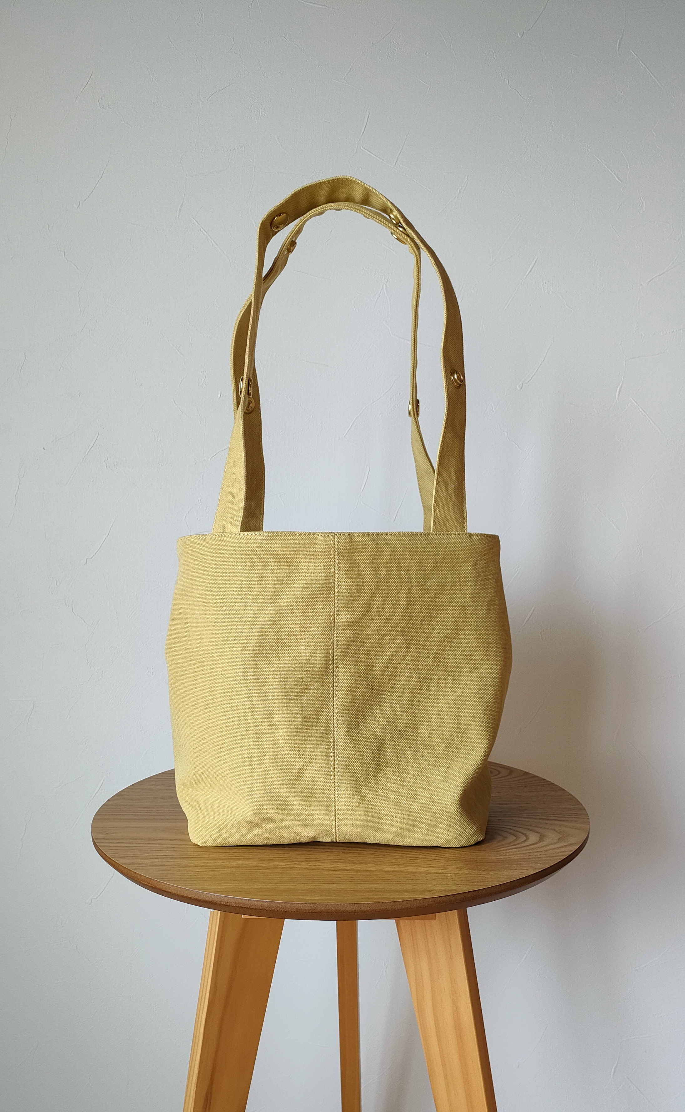 ドット○タックトートバッグ　usukiiro