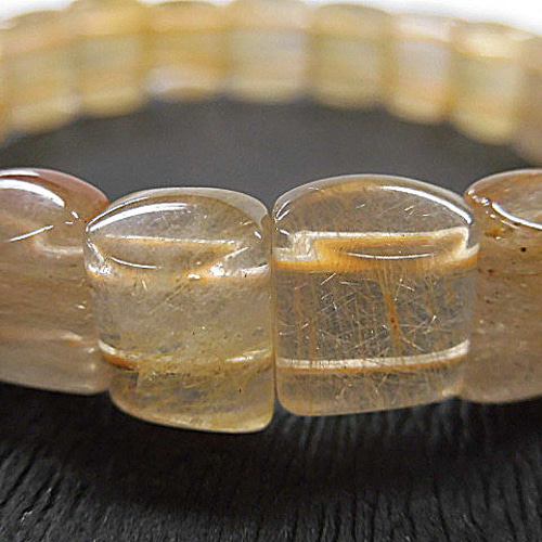 天然石 ルチルクォーツ バングル 内周18.1cm 230908336 バングル  