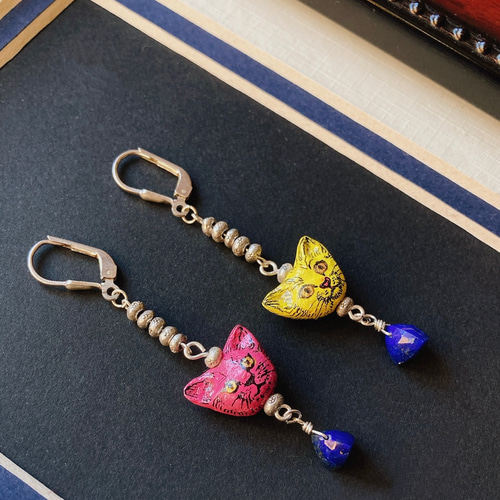 ネコ⑦ ピアス イヤリング