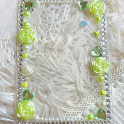 トレカケース デコ 硬質 ストーン A7サイズ 名刺入れ・カードケース 菻