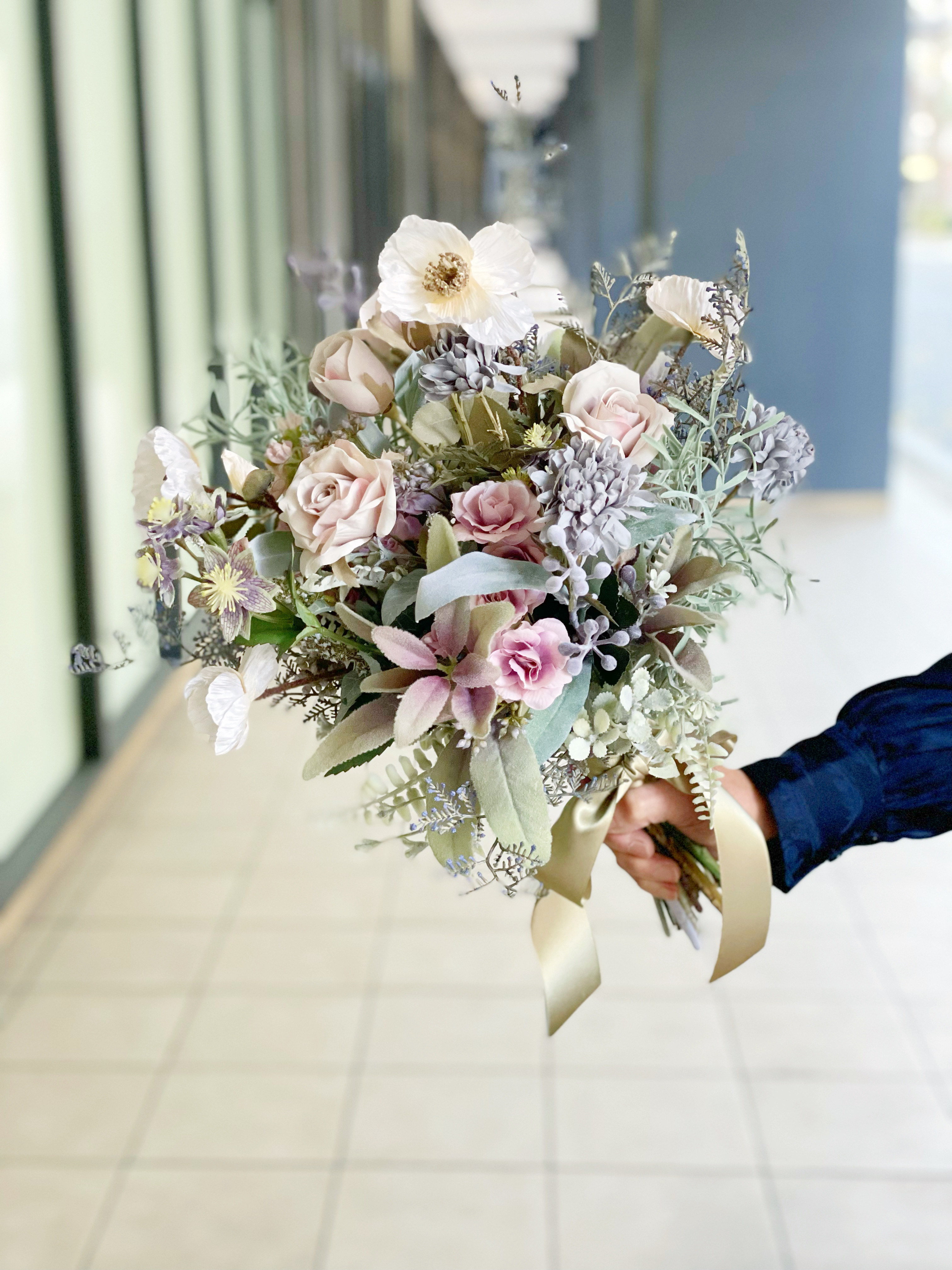 アーティフィシャルフラワー（高品質造花）ブーケ　ウェディングブーケ