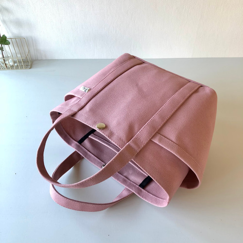 かわいい帆布トートS〈くすみピンク〉 トートバッグ Rcono 通販 かわいい帆布トートS〈くすみピンク〉 トートバッグ Rcono 通販