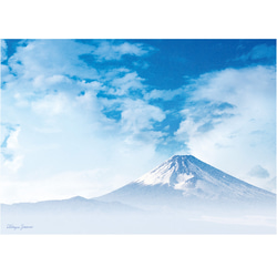 富士山02　A4他アートポスター 7枚目の画像