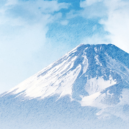 富士山02 A4他アートポスター 写真・グラフィック ヤスミテツヤ 通販