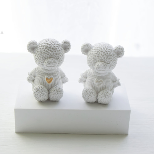 アロマストーン くまちゃんペア 年取っ 